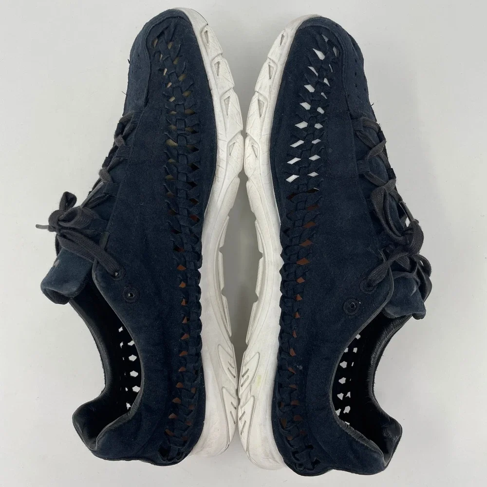 Nike Mayfly QS Woven Black Suede Breathable Lightweight Shoe Sneakers 621365-002